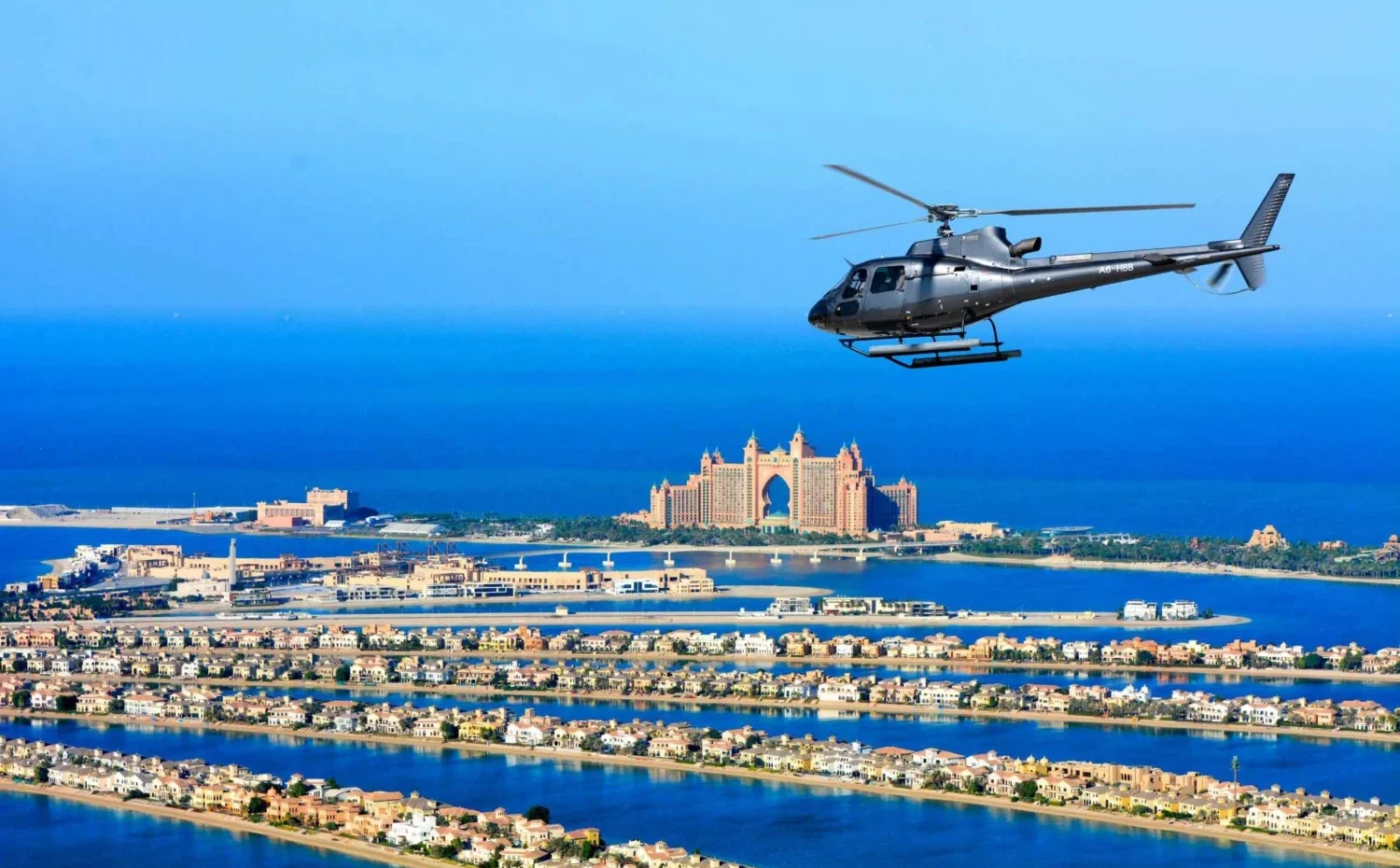 1. best Helicopter Ride in Palm Jumeirah Dubai – 3 brothers